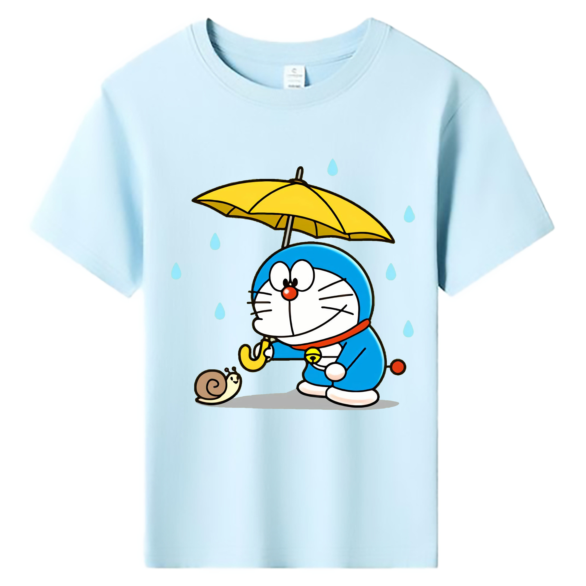 （画像用） ドラえもん Doraemon 綿100％キッズTシャツ（フロントプリント）
